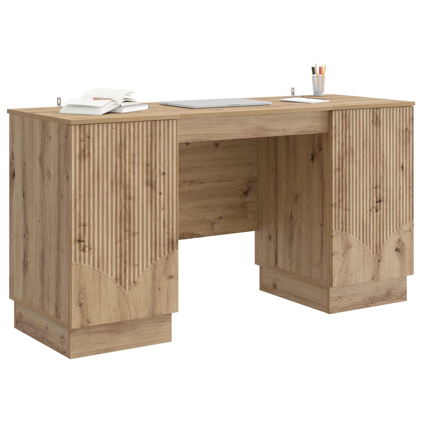 Skrivebord Artisan eik Konstruert tre 142,5 x 50 x 75 cm