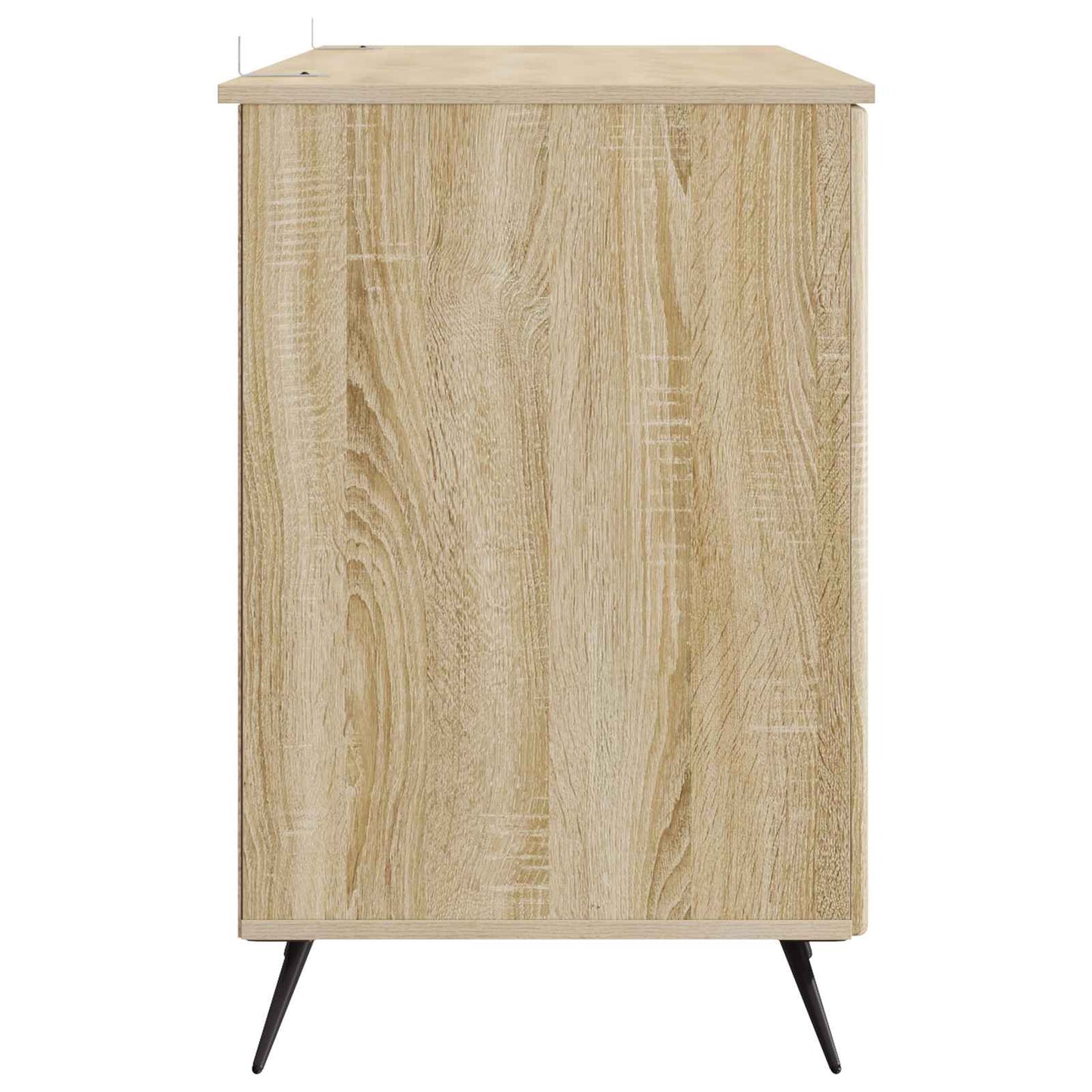 Skrivebord med dør Sonoma eik 142,5 x 50 x 75 cm Konstruert tre