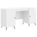 Skrivebord Høgglans hvit 142,5 x 50 x 75 cm Konstruert tre