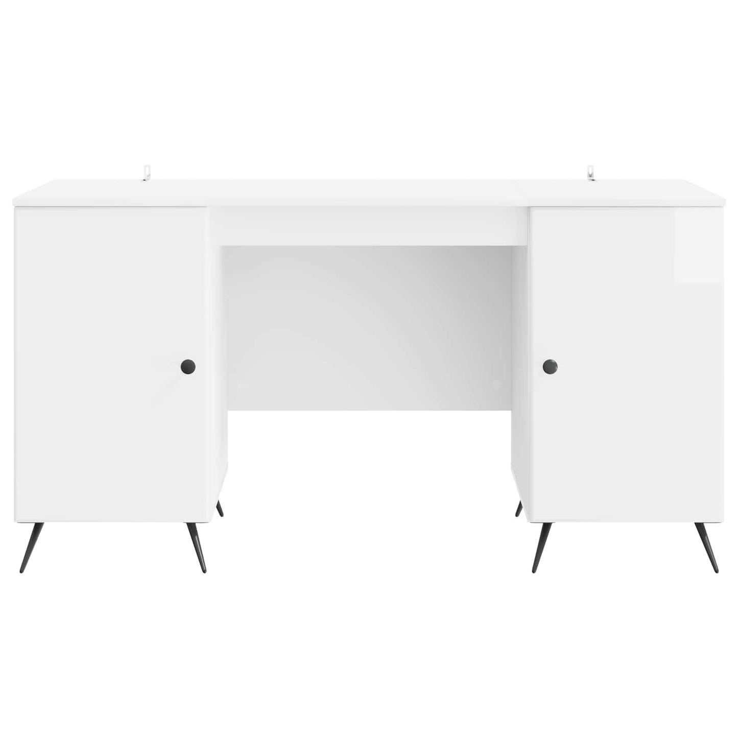 Skrivebord Høgglans hvit 142,5 x 50 x 75 cm Konstruert tre
