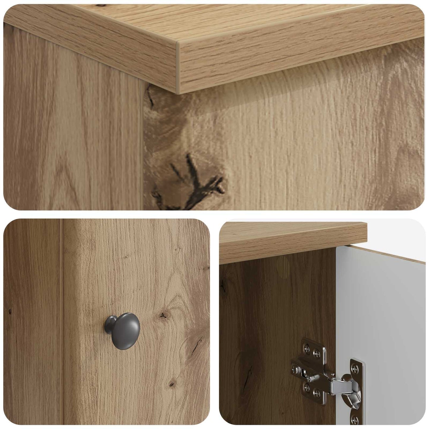 Skrivebord Artisan eik Konstruert tre 142,5 x 50 x 75 cm