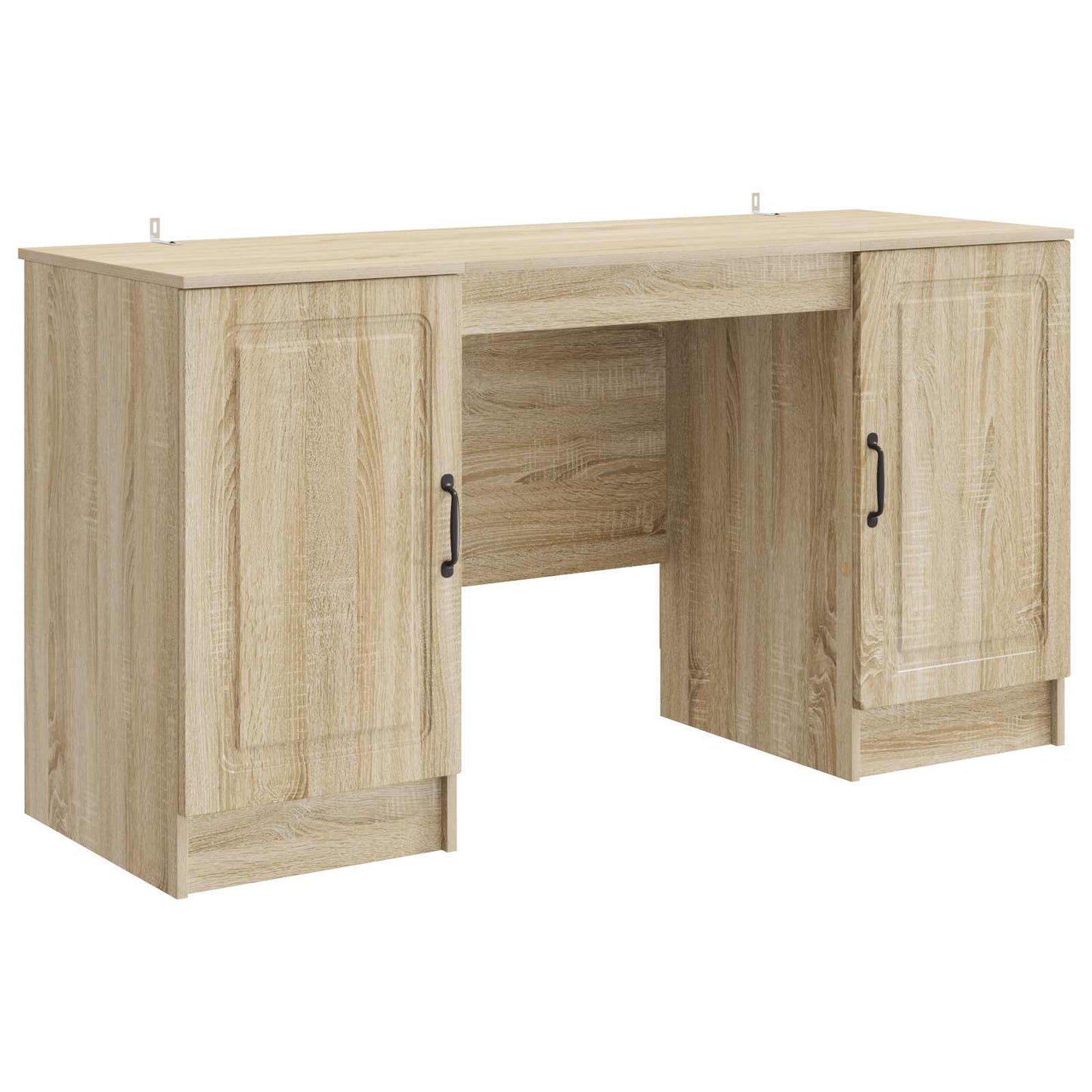 Skrivebord med dør Sonoma eik 142,5 x 50 x 75 cm Konstruert tre