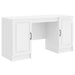 Skrivebord Høgglans hvit 142,5 x 50 x 75 cm Konstruert tre
