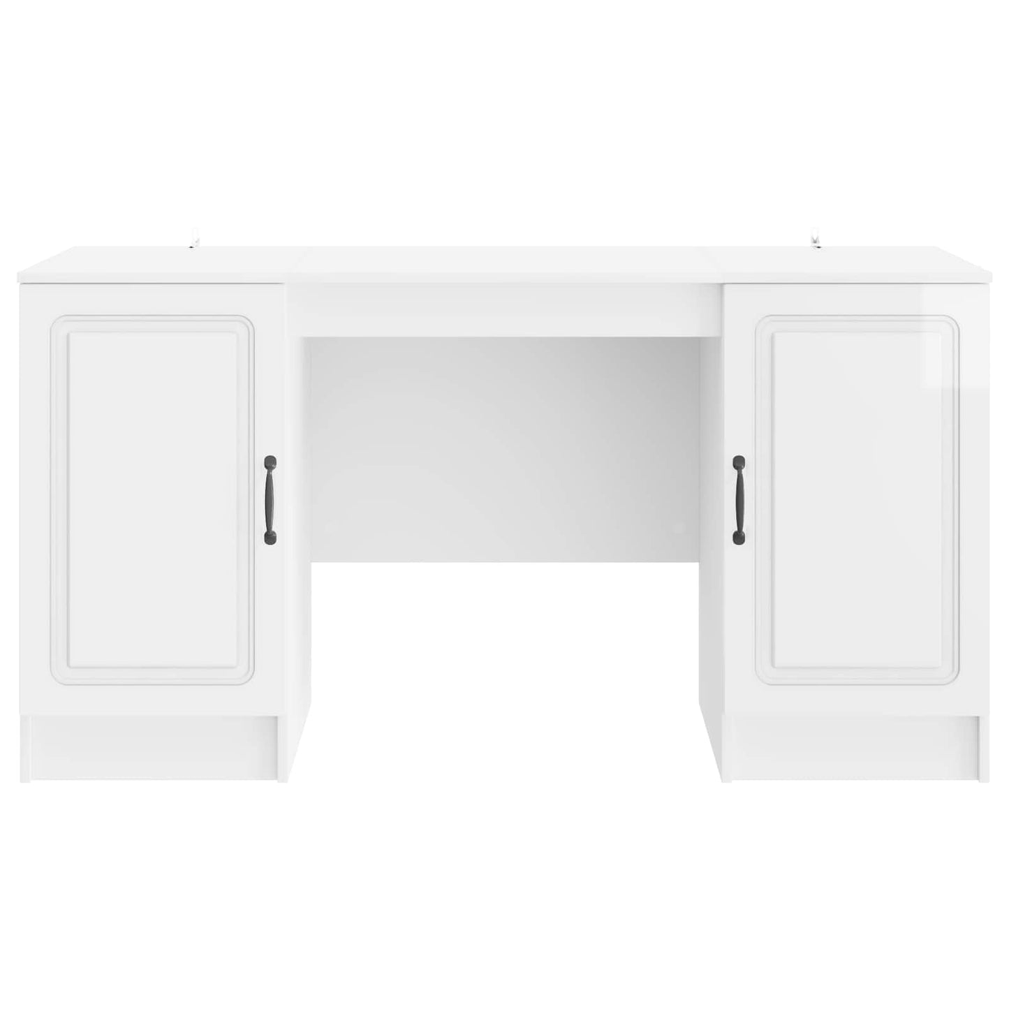 Skrivebord Høgglans hvit 142,5 x 50 x 75 cm Konstruert tre