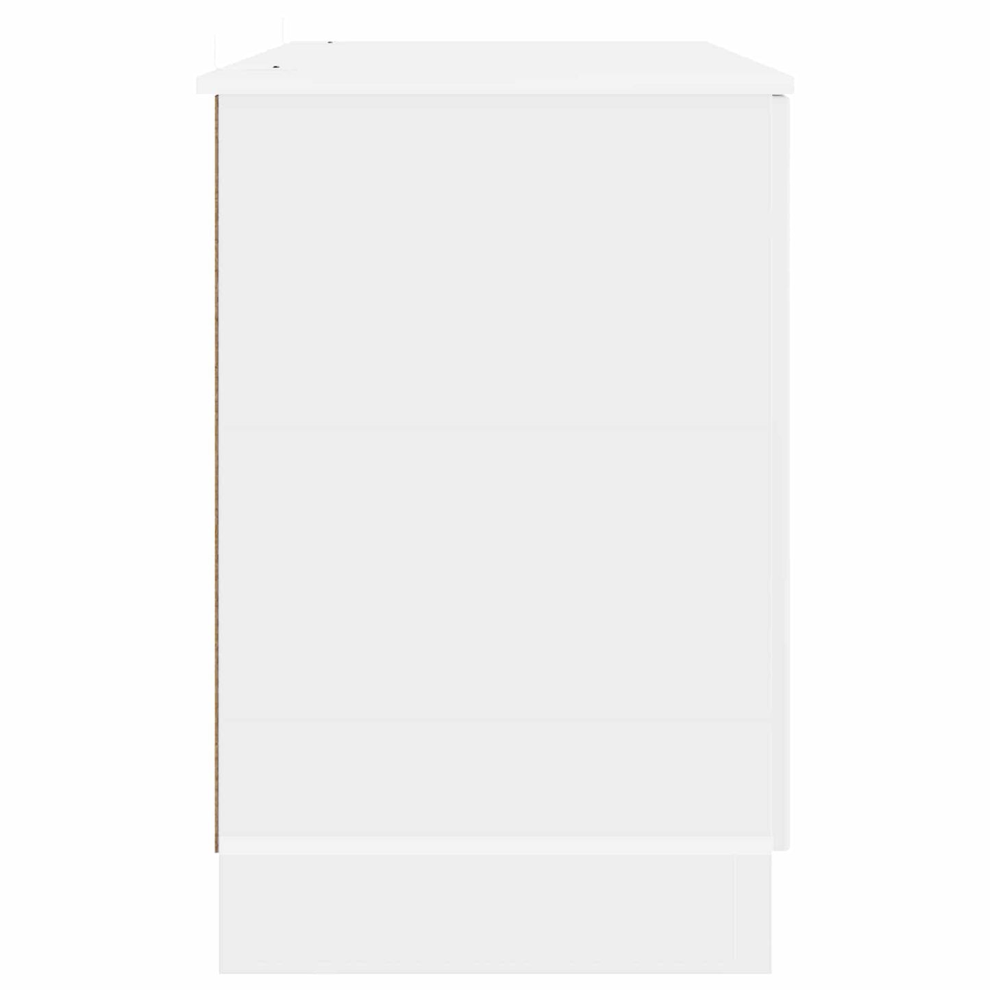 Skrivebord Høgglans hvit 142,5 x 50 x 75 cm Konstruert tre