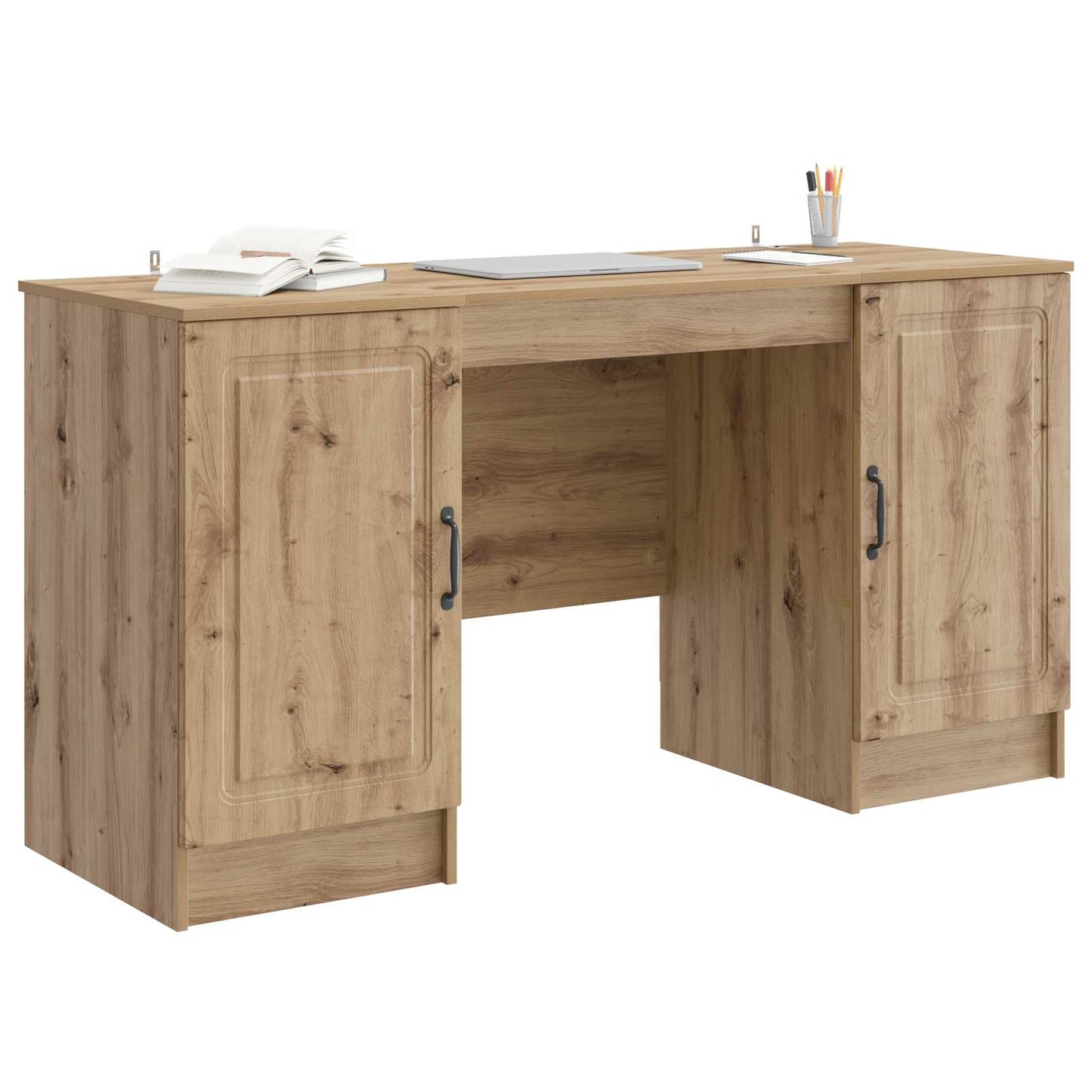 Skrivebord Artisan eik Konstruert tre 142,5 x 50 x 75 cm