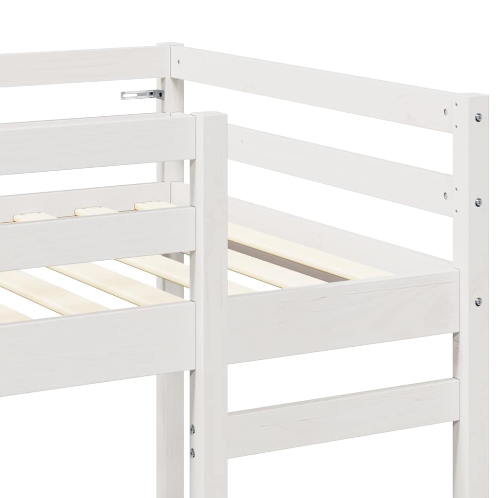 Hemsengeramme Hvit 80 x 200 cm Massiv furu