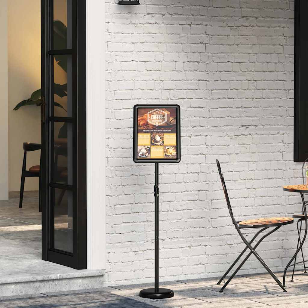 Messe Utstillinger Svart 30 x 25 x 128 cm Aluminium