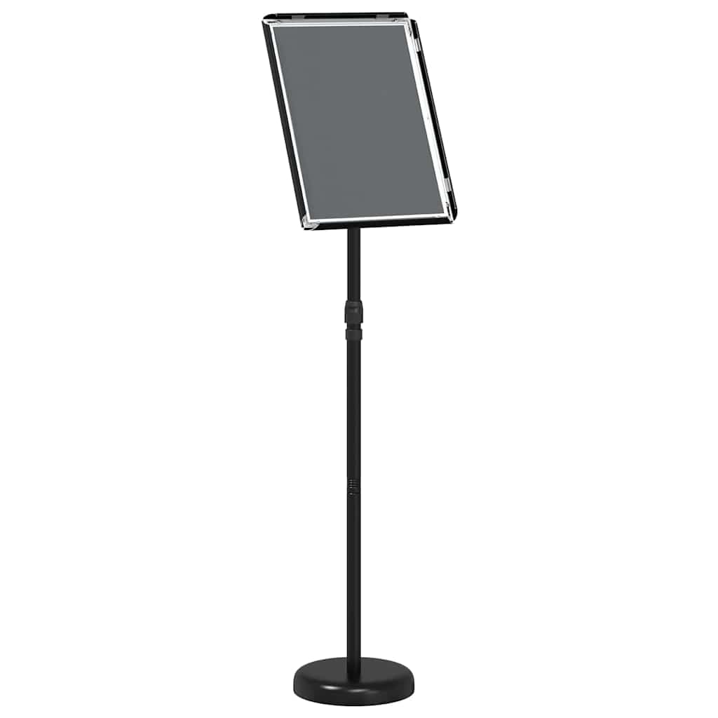 Messe Utstillinger Svart 25 x 25 x 125 cm Aluminium