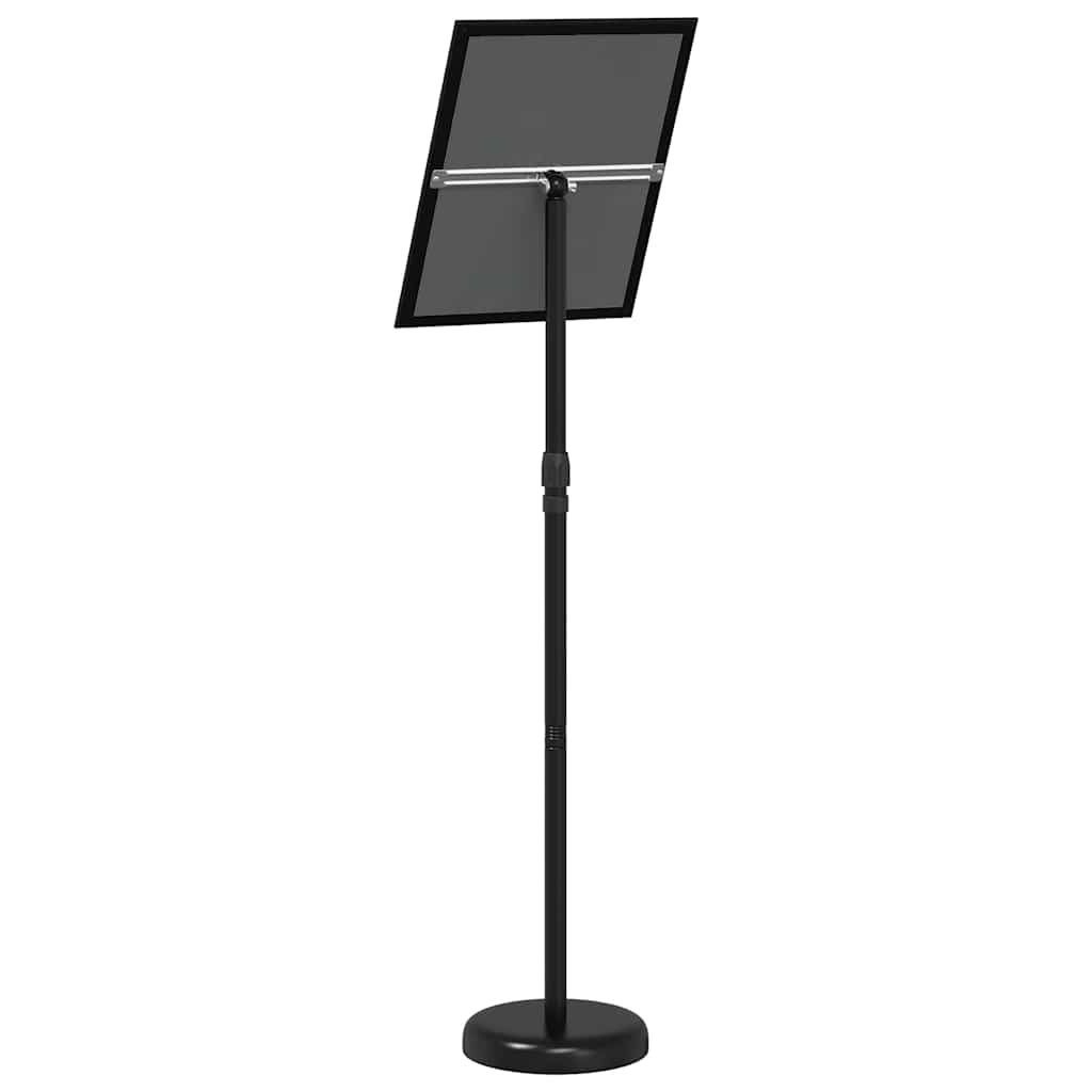 Messe Utstillinger Svart 25 x 25 x 125 cm Aluminium