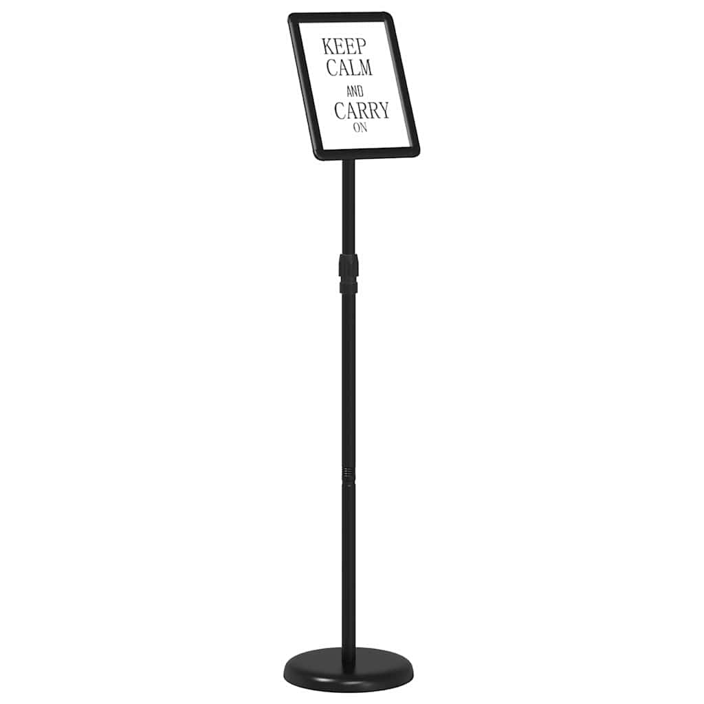 Messe Utstillinger Svart 25 x 25 x 125 cm Aluminium