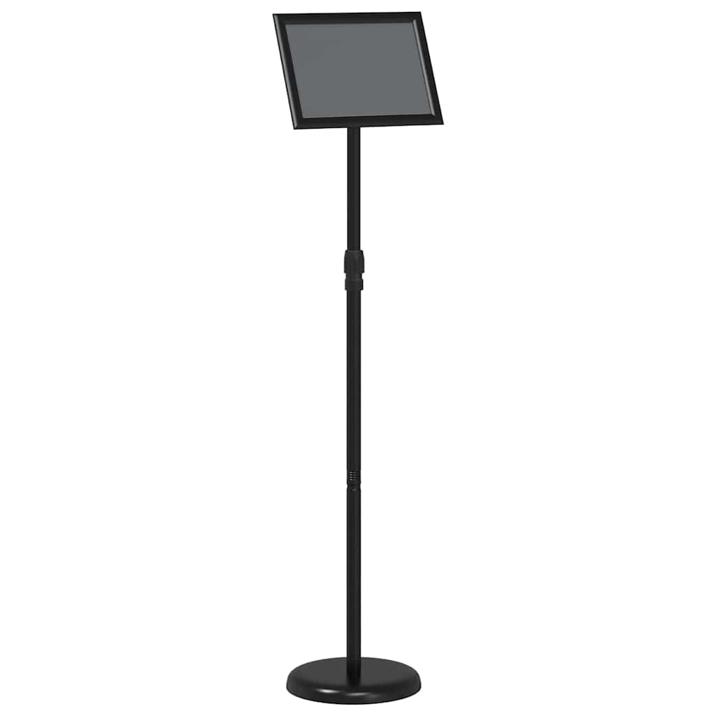 Messe Utstillinger Svart 25 x 25 x 125 cm Aluminium