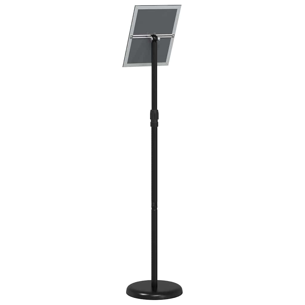Messe Utstillinger Svart 25 x 25 x 125 cm Aluminium