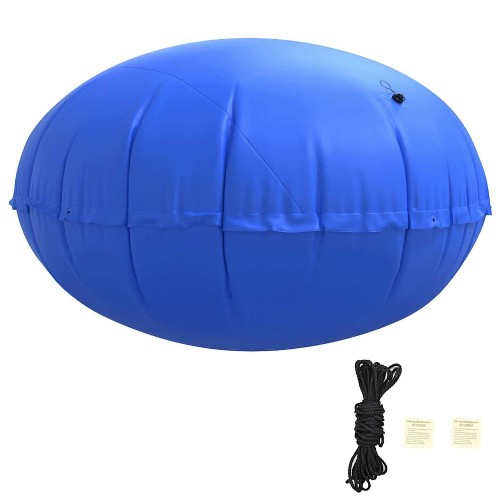 Vinterbassengpute Blå Ø 220 x 140 cm PVC