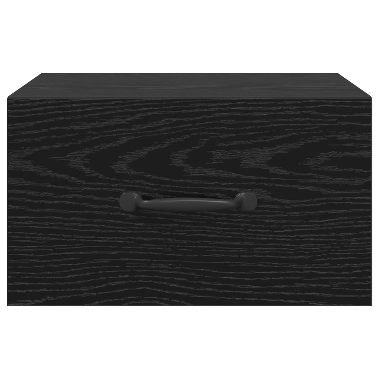 Nattbordskap med skuff Svart Eik 35 x 35 x 20 cm Konstruert tre