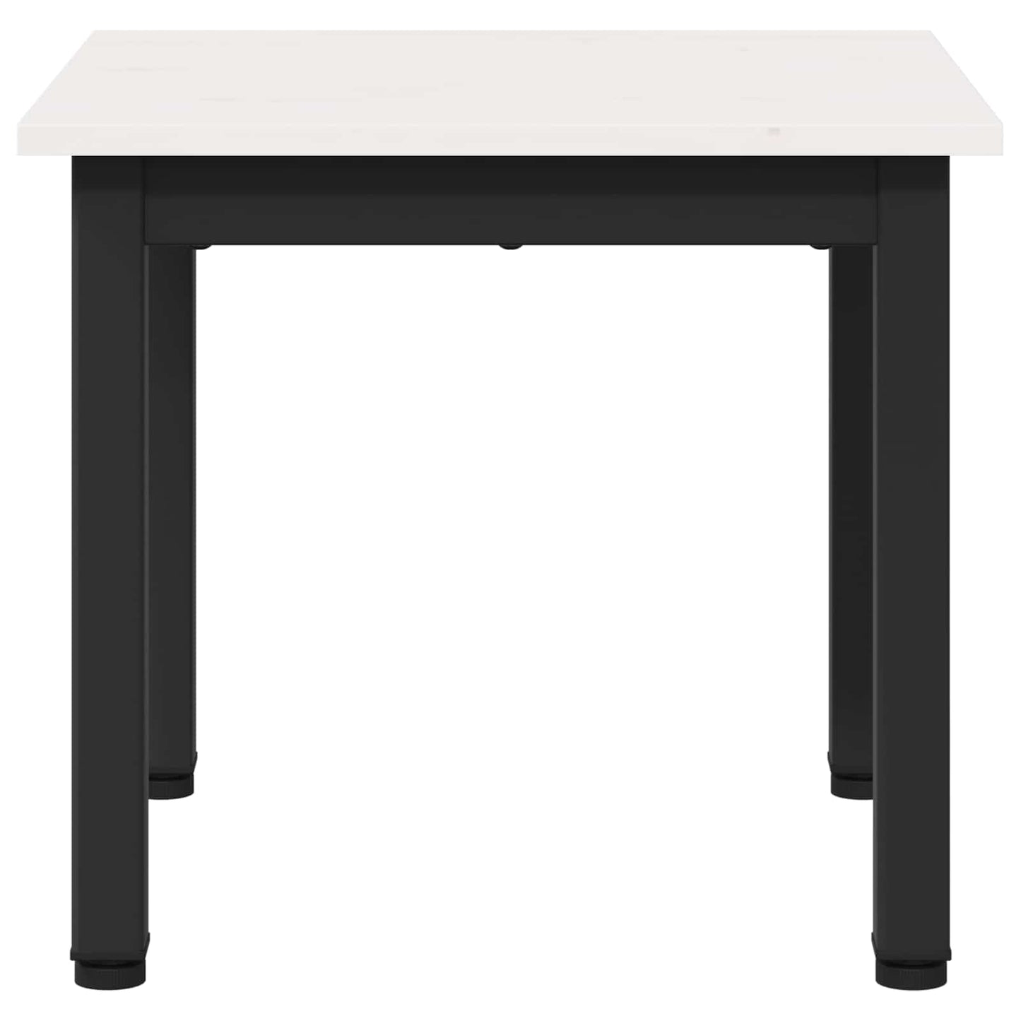 Kaffebord Hvit 40 x 40 x 36 cm Massiv furu