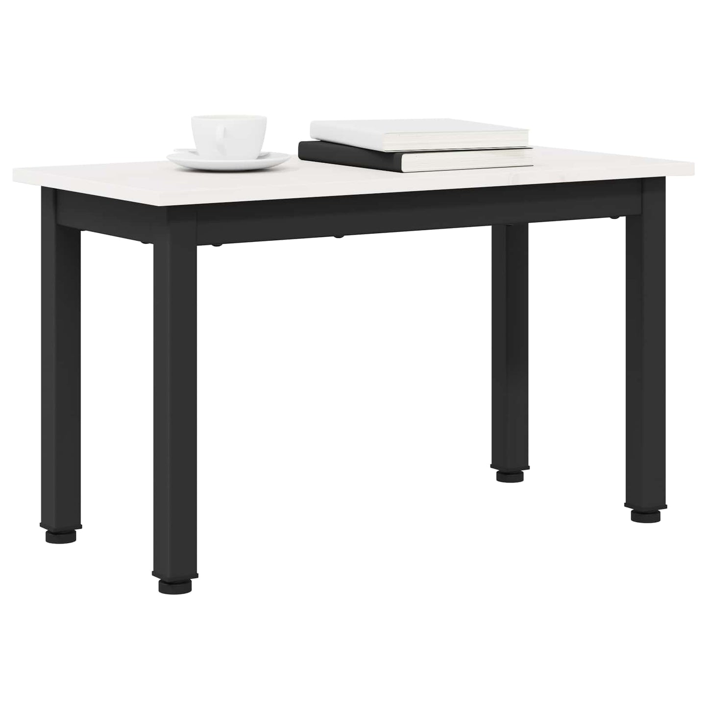 Kaffebord Hvit 60 x 30 x 36 cm Massiv furu