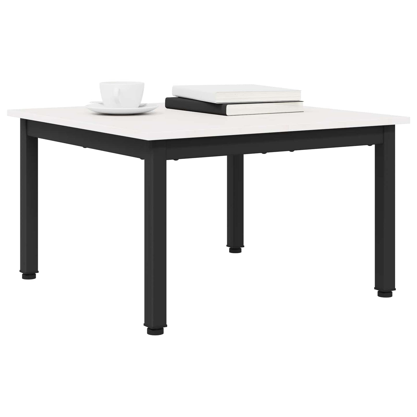 Kaffebord Hvit 60 x 60 x 36 cm Massiv furu