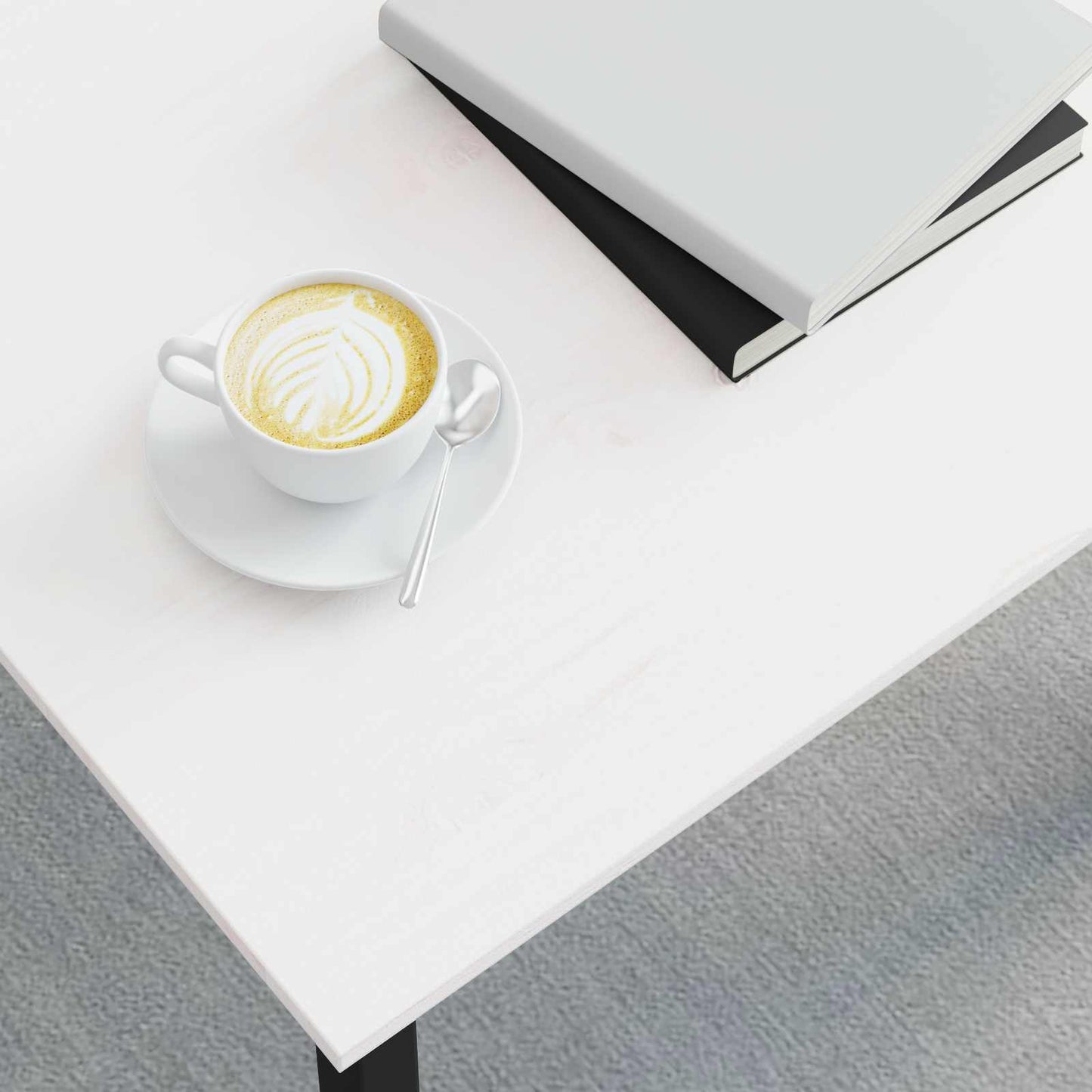 Kaffebord Hvit 60 x 50 x 36 cm Massiv furu