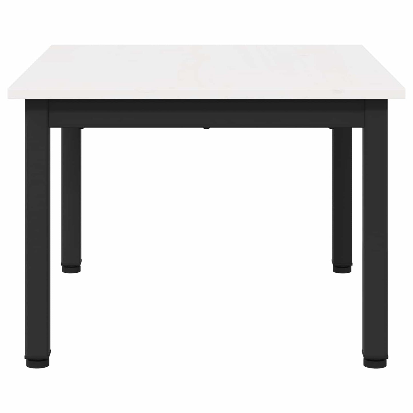 Kaffebord Hvit 60 x 50 x 36 cm Massiv furu