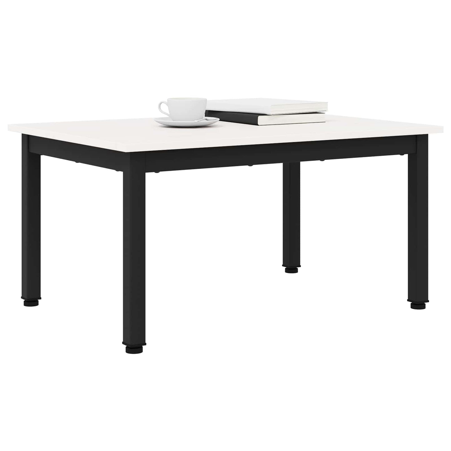 Kaffebord Hvit 70 x 50 x 36 cm Massiv furu