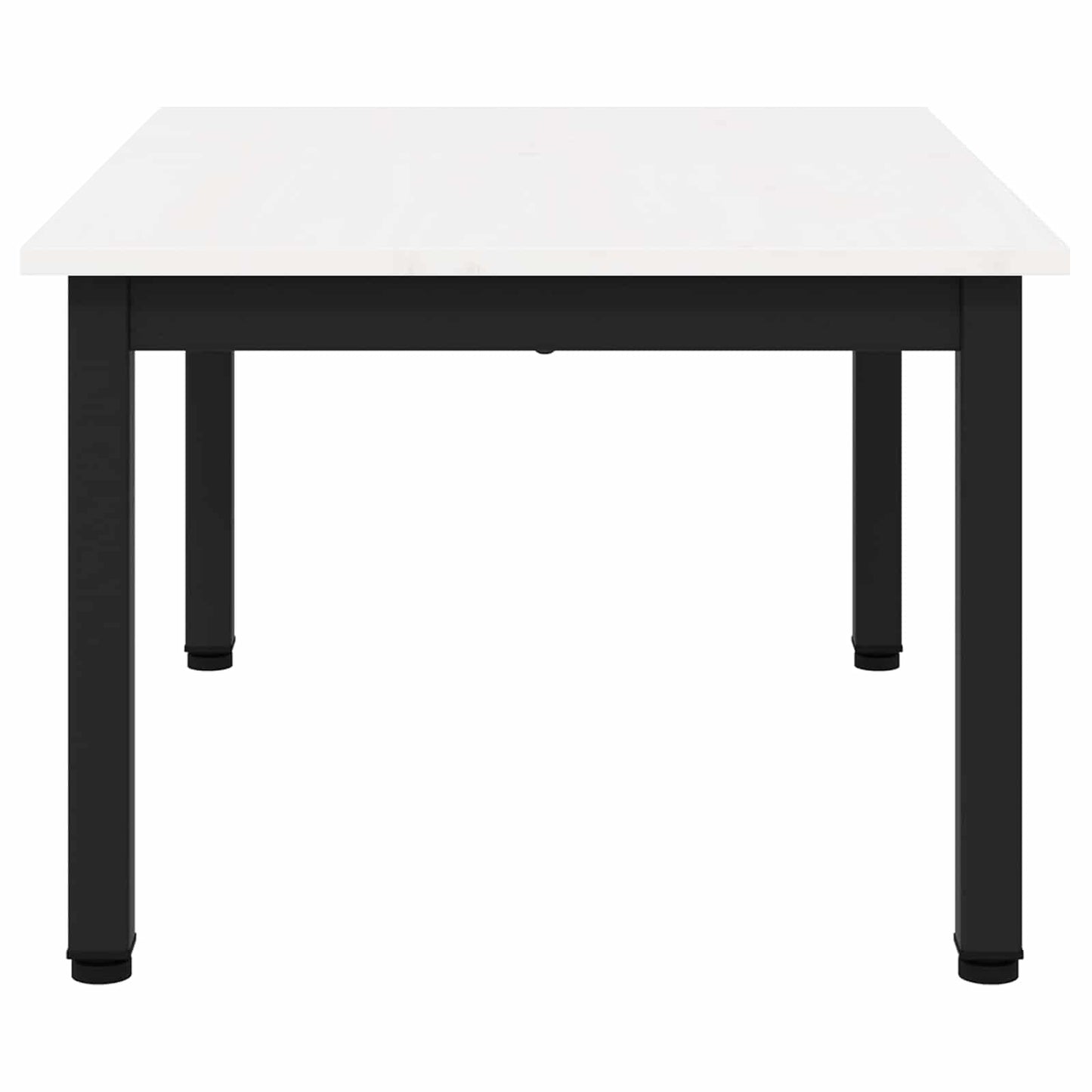 Kaffebord Hvit 70 x 50 x 36 cm Massiv furu