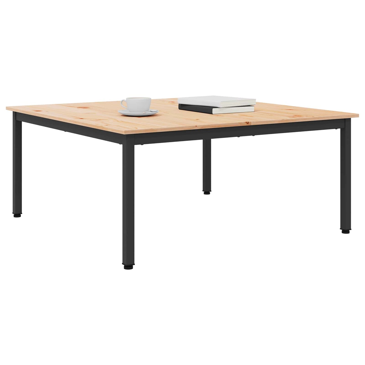 Kaffebord Naturlig 100 x 100 x 45 cm Massiv furu