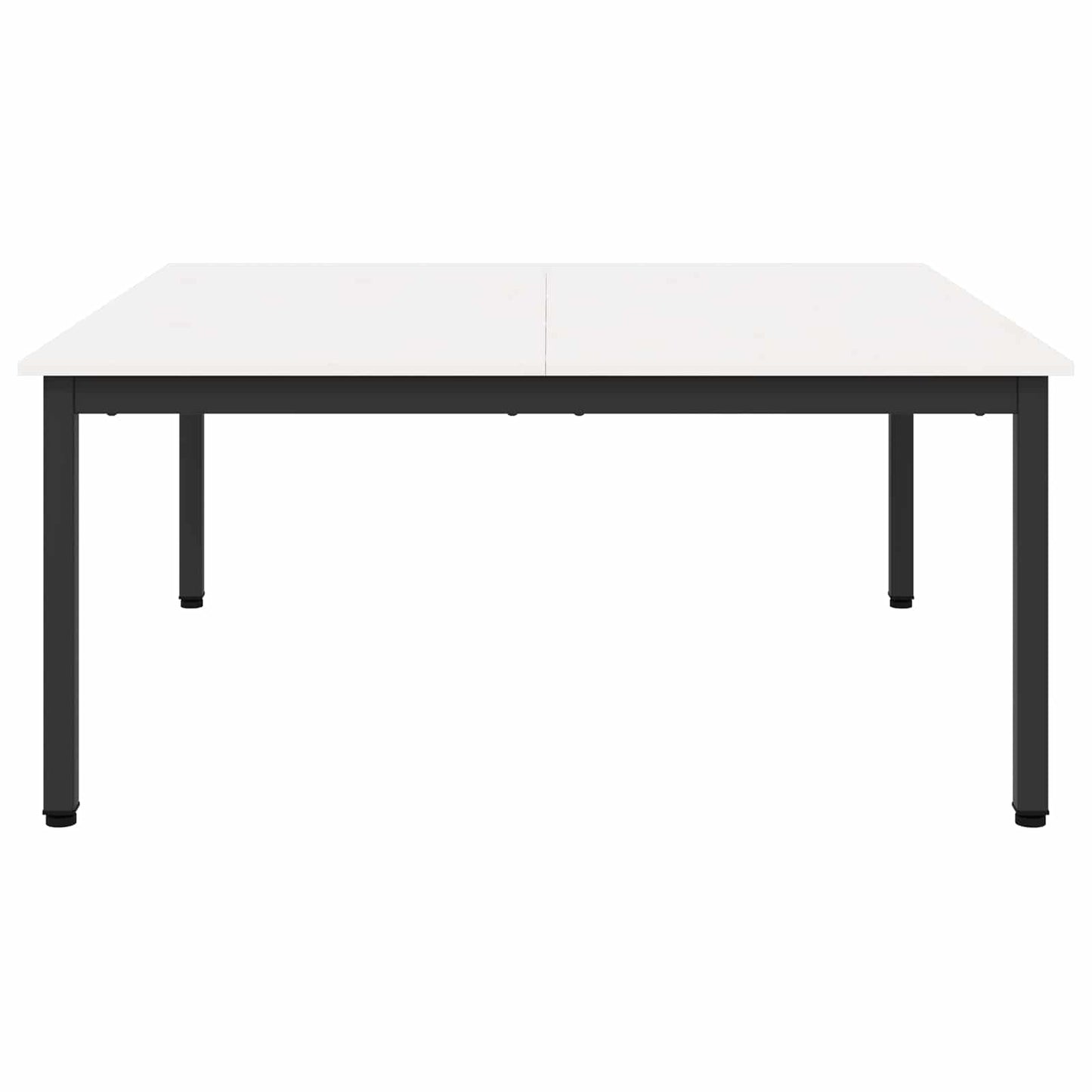 Kaffebord Hvit 100 x 100 x 45 cm Massiv furu