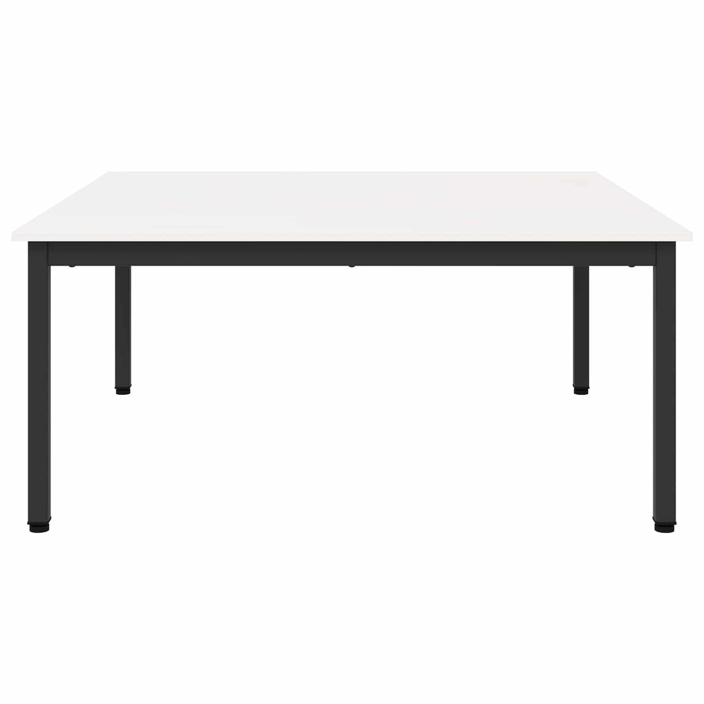 Kaffebord Hvit 100 x 100 x 45 cm Massiv furu