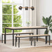 benk Naturlig 160 x 35 x 45 cm Massiv furu