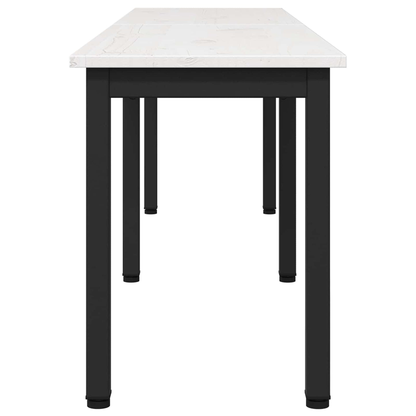 benk Hvit 160 x 35 x 45 cm Massiv furu