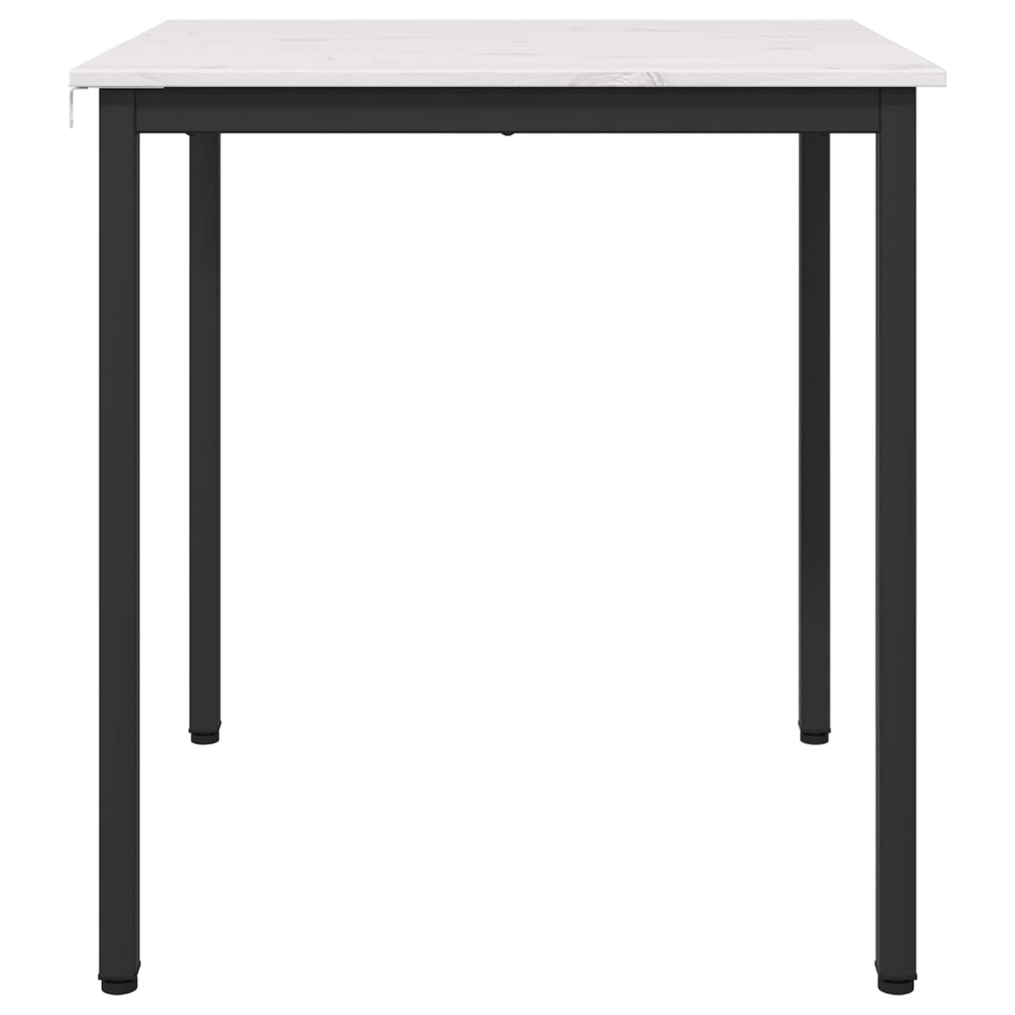 Spisebord Hvit 70 x 70 x 75 cm Massiv furu