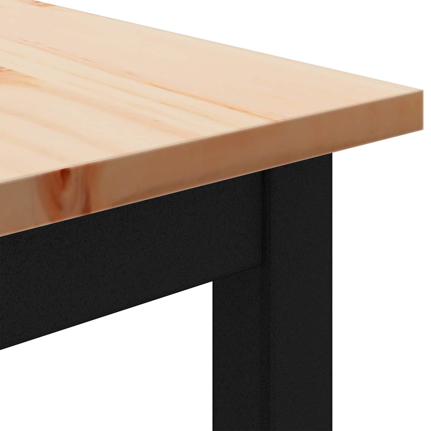 Spisebord Naturlig 110 x 55 x 75 cm Massiv furu