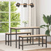 Spisebord Naturlig 110 x 55 x 75 cm Massiv furu