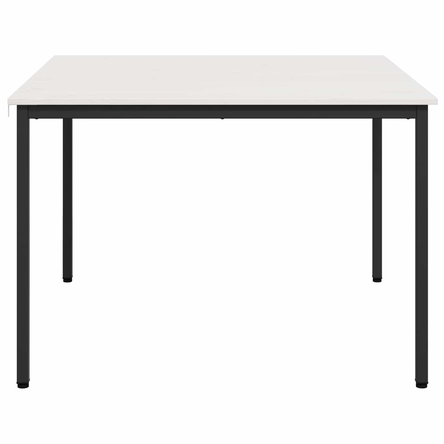 Spisebord Hvit 110 x 110 x 75 cm Massiv furu