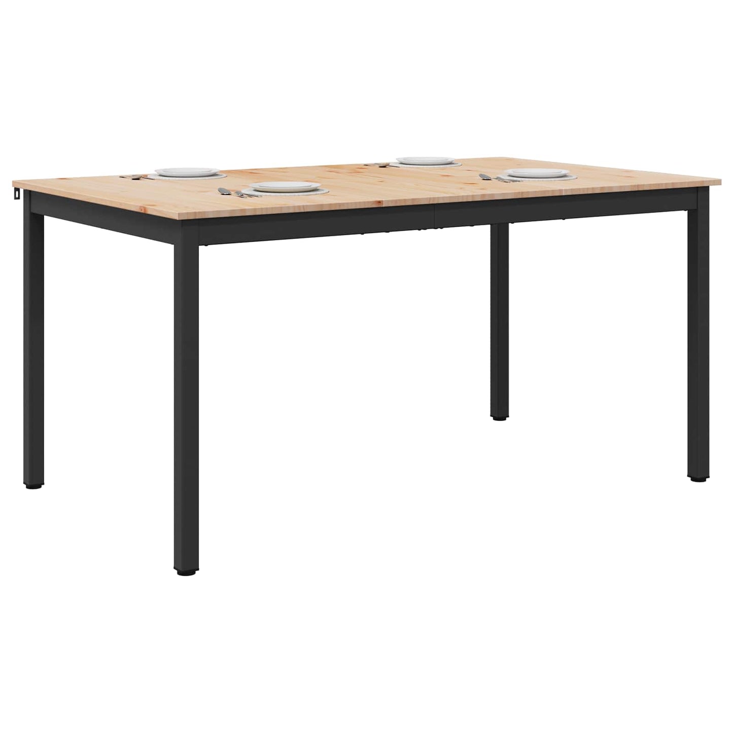Spisebord Naturlig 140 x 80 x 75 cm Massiv furu