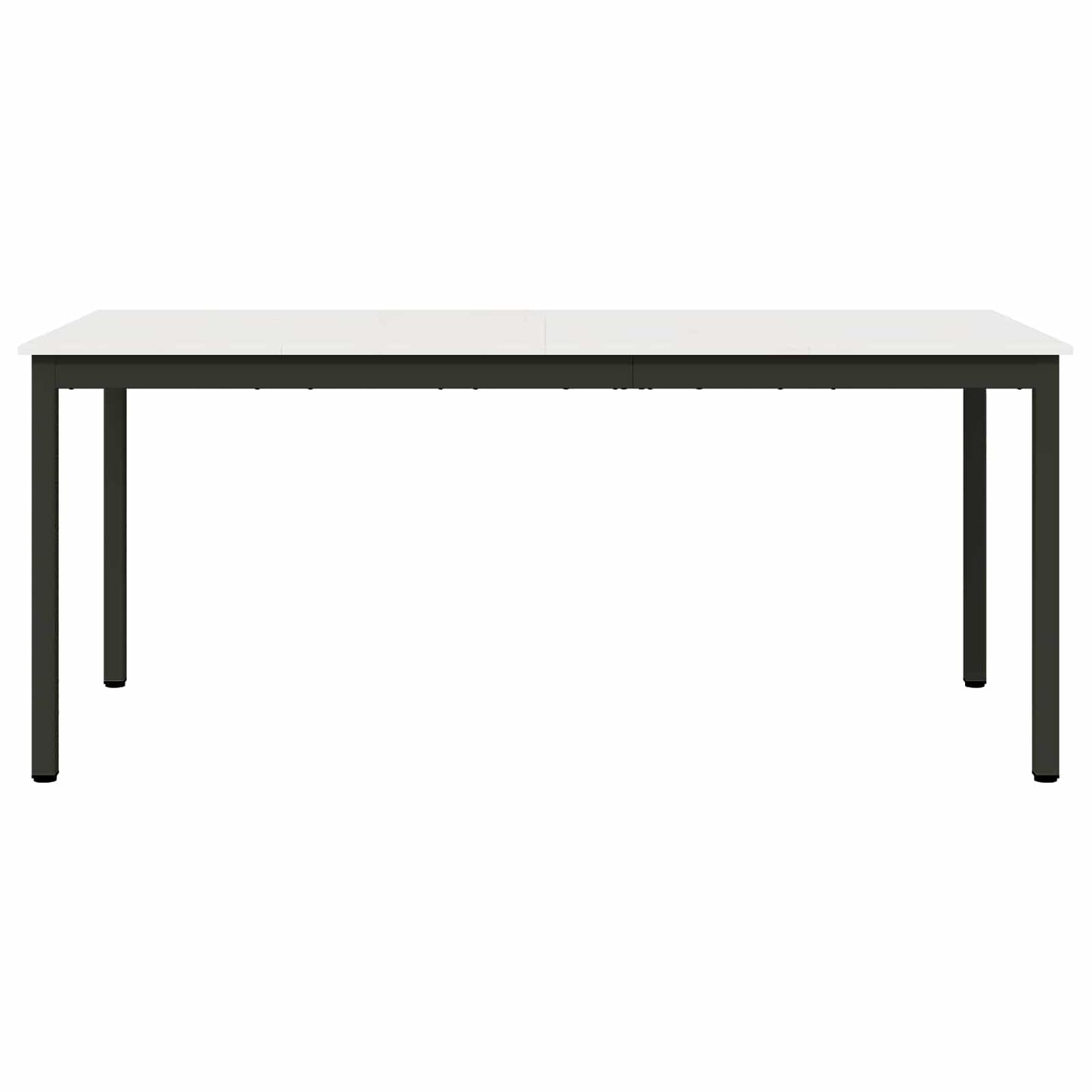 Spisebord Hvit 180 x 90 x 75 cm Massiv furu