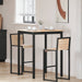 Barbord Naturlig 80 x 80 x 105 cm Massiv furu