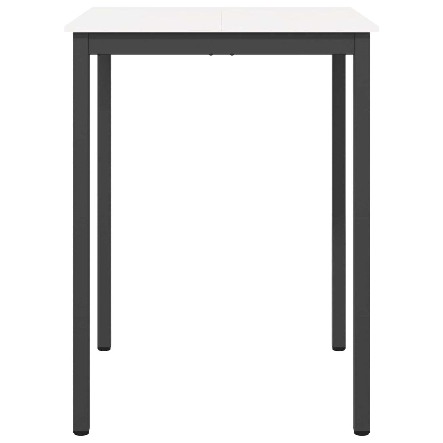 Barbord Hvit 80 x 80 x 105 cm Massiv furu
