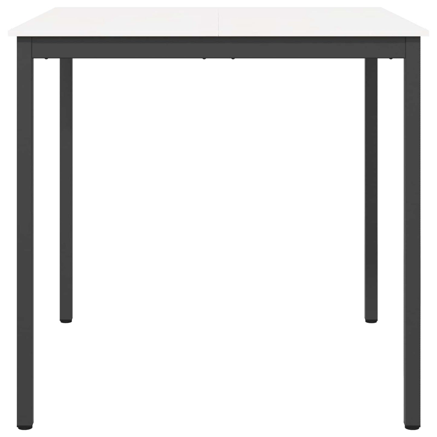 Barbord Hvit 110 x 110 x 105 cm Massiv furu