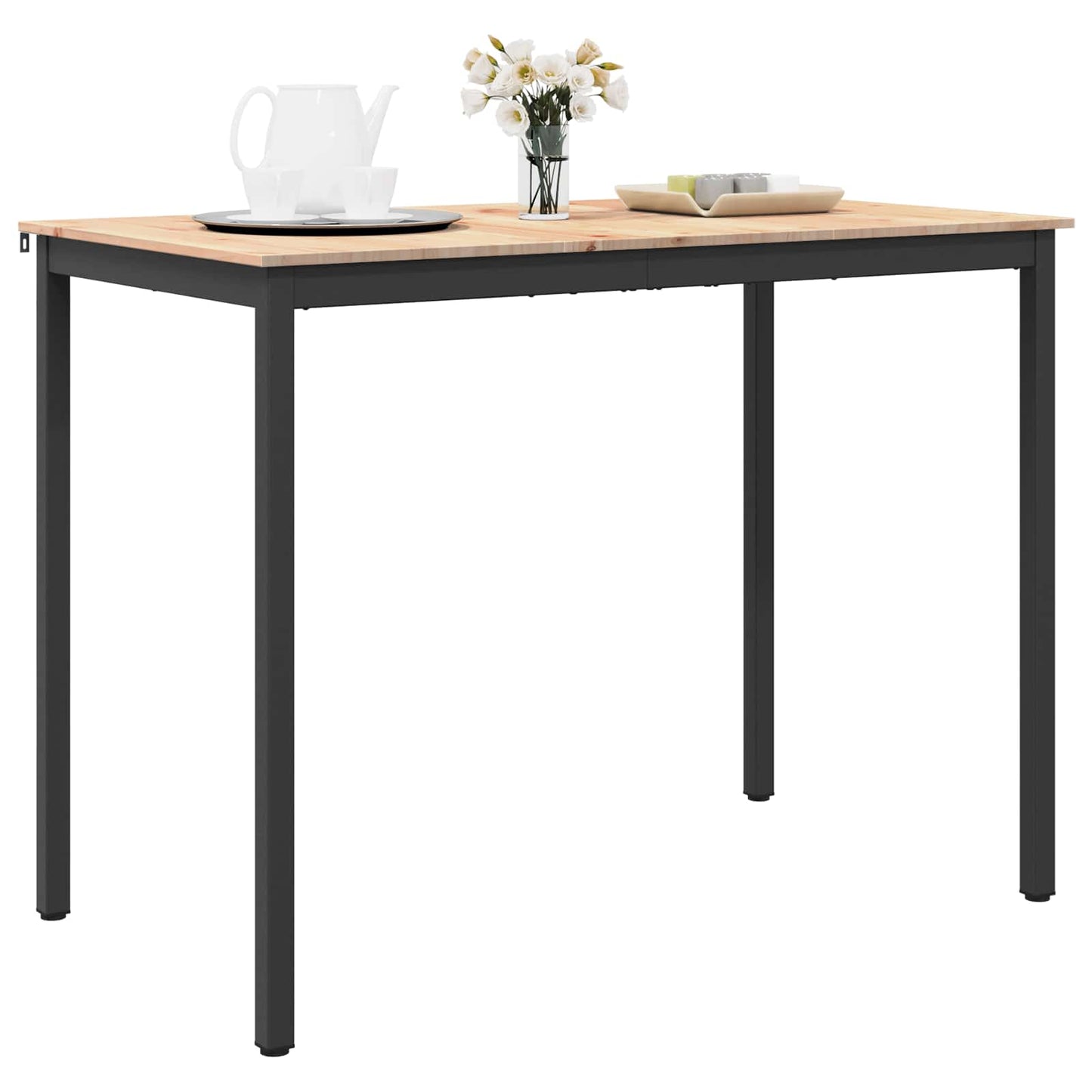 Barbord Naturlig 140 x 80 x 105 cm Massiv furu