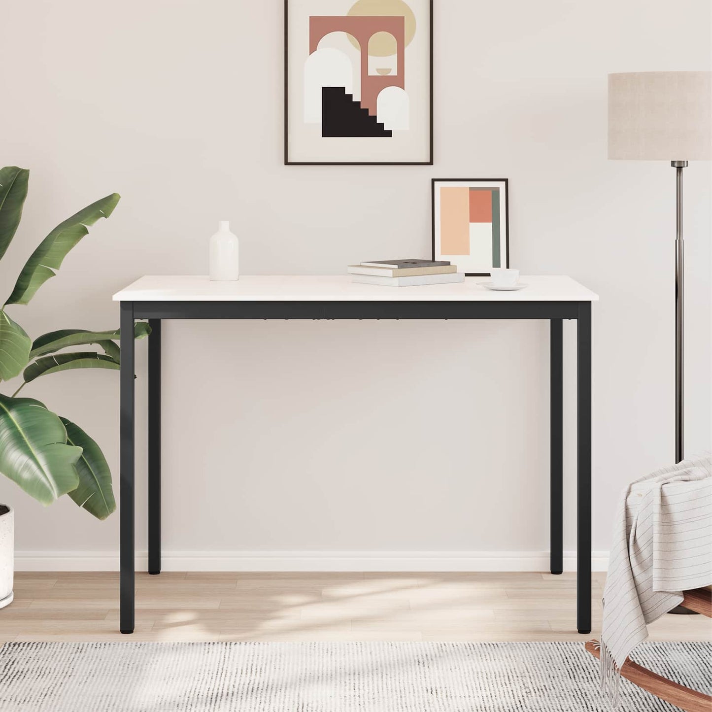 Barbord Hvit 150 x 80 x 105 cm Massiv furu
