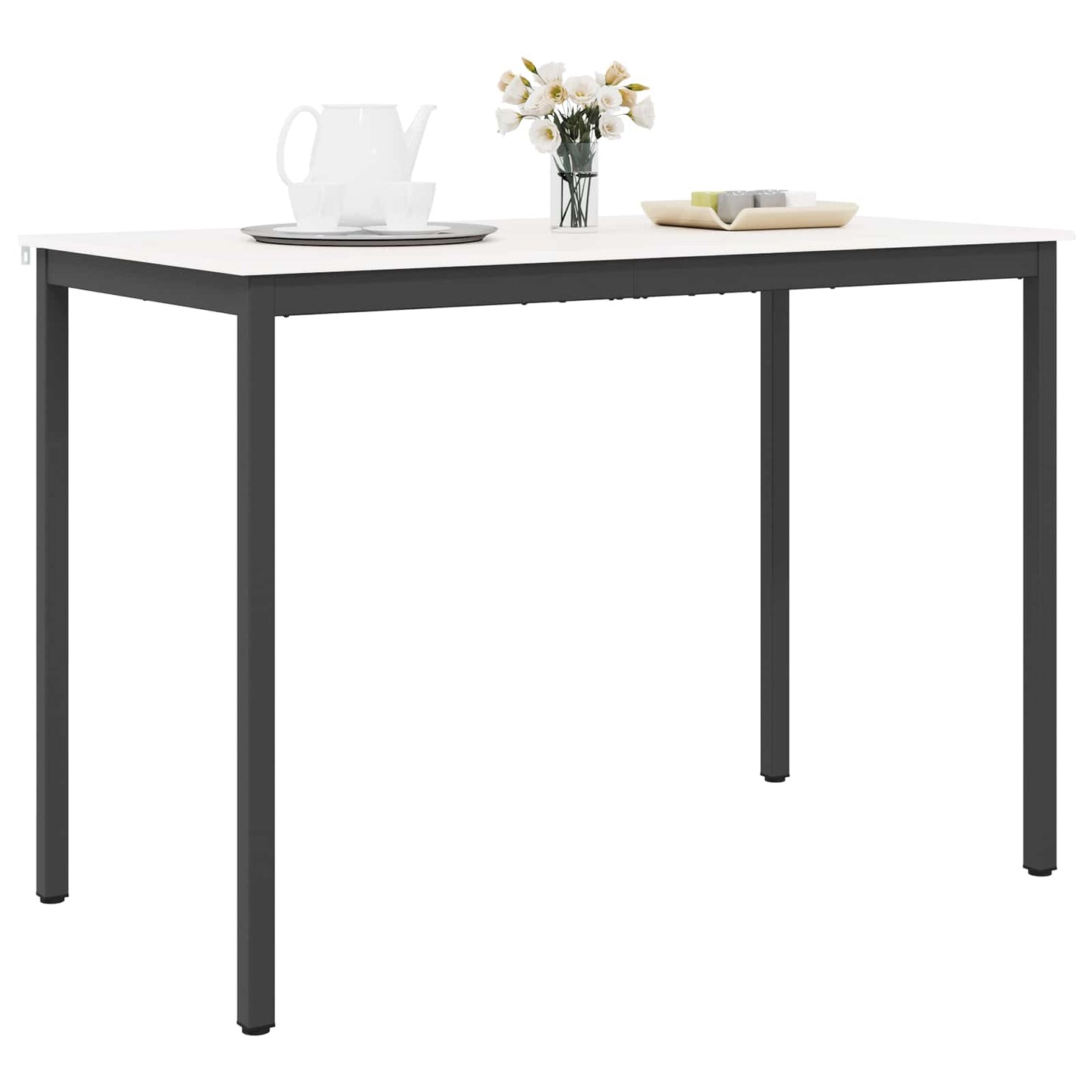 Barbord Hvit 150 x 80 x 105 cm Massiv furu