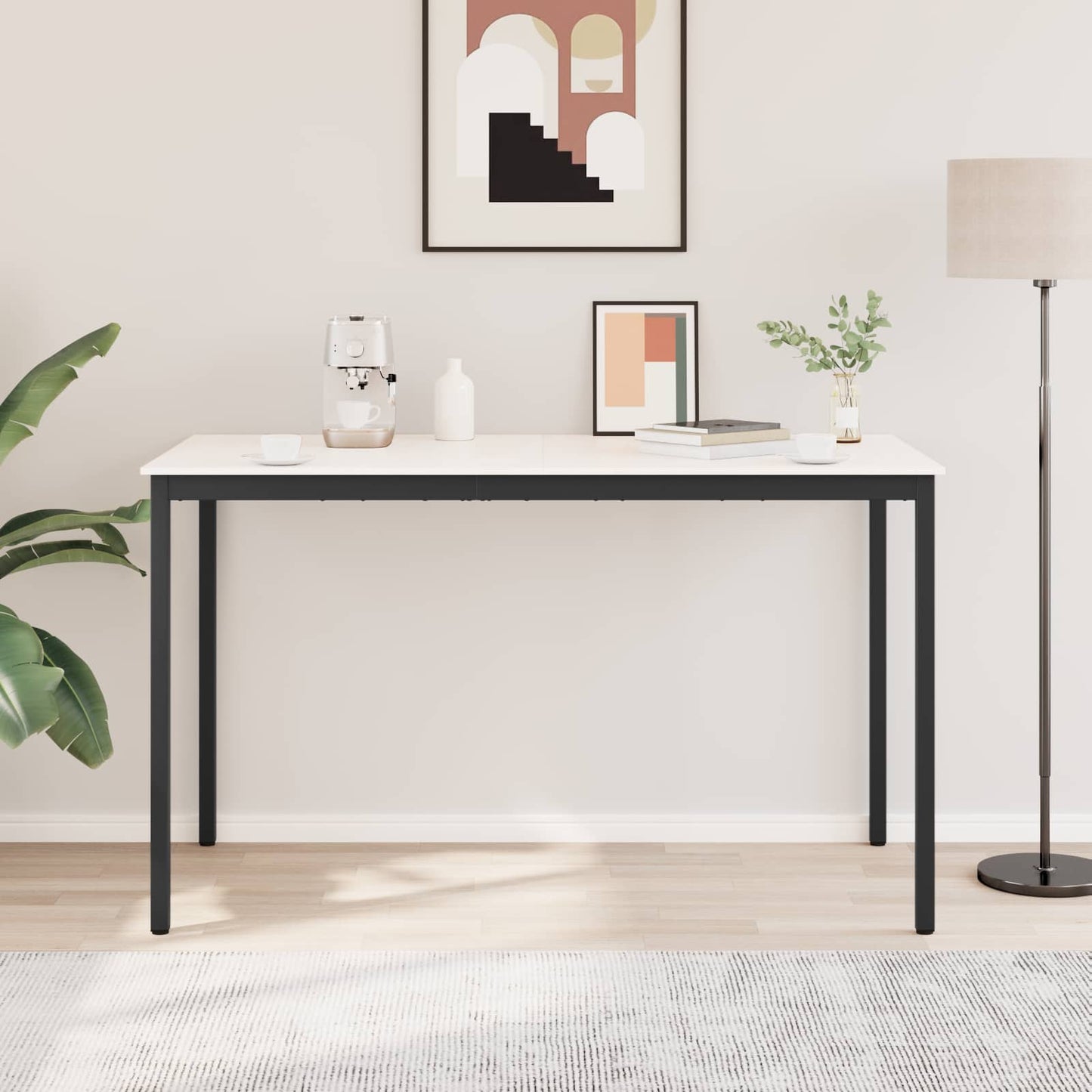 Barbord Hvit 180 x 90 x 105 cm Massiv furu