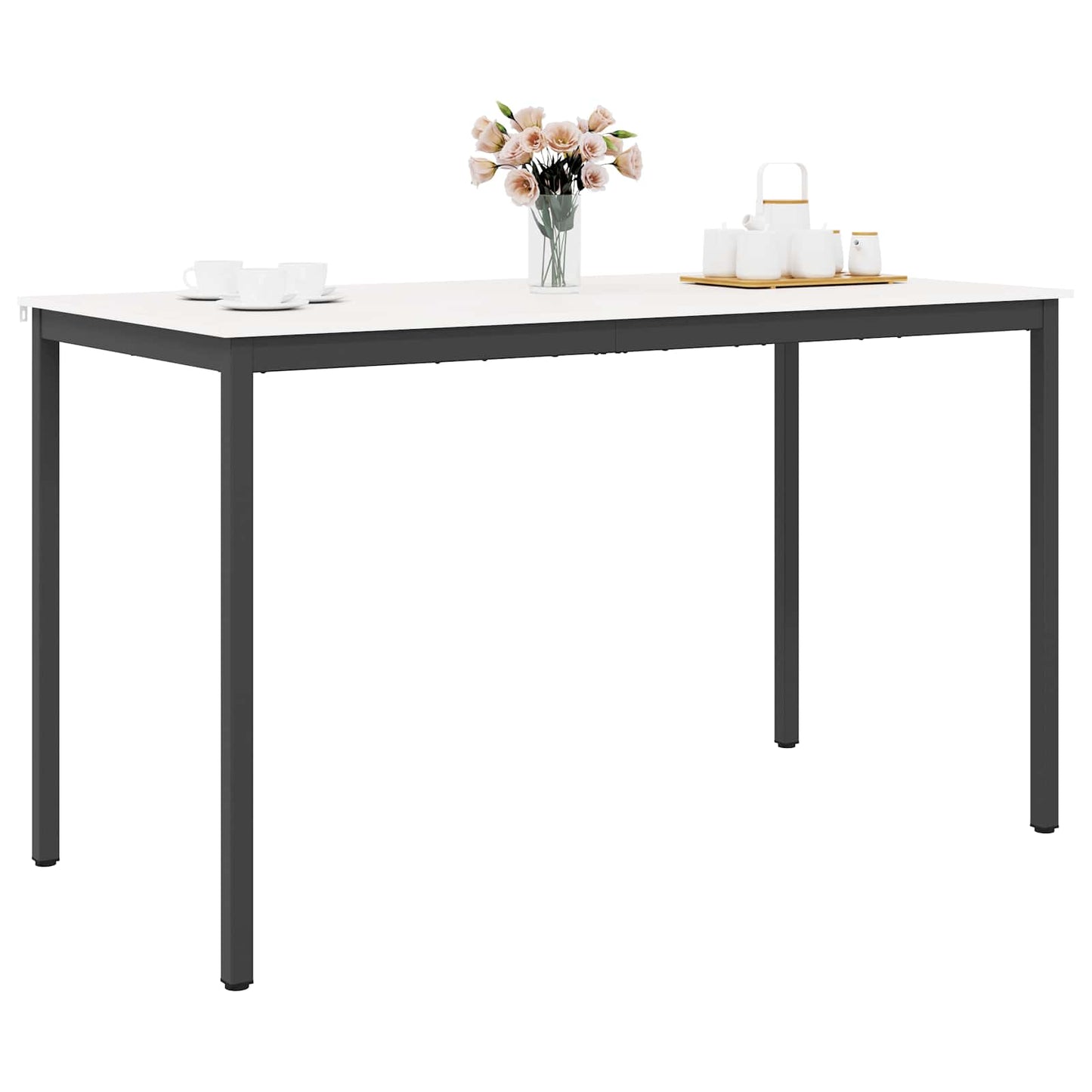 Barbord Hvit 180 x 90 x 105 cm Massiv furu