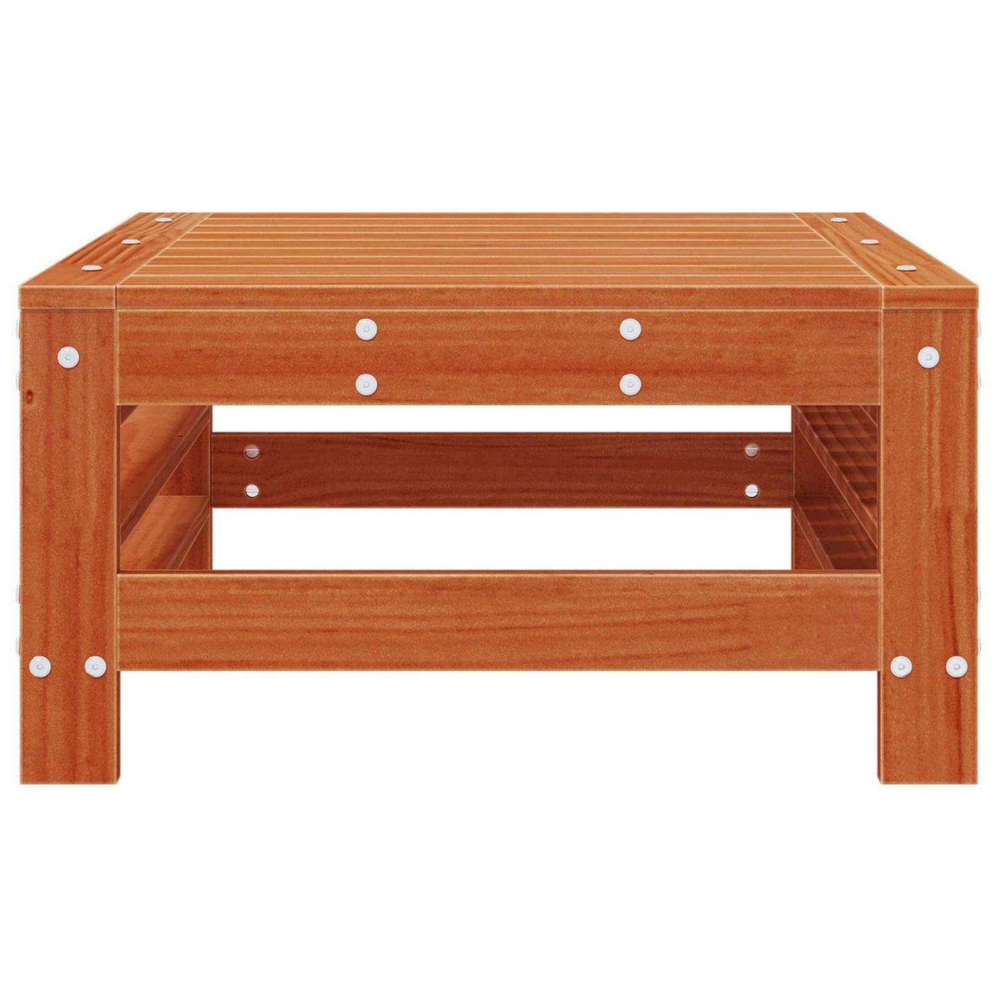 Hagefotstøtte Massiv furu VoksBrun 57,5 x 57,5 x 30 cm vidaXL