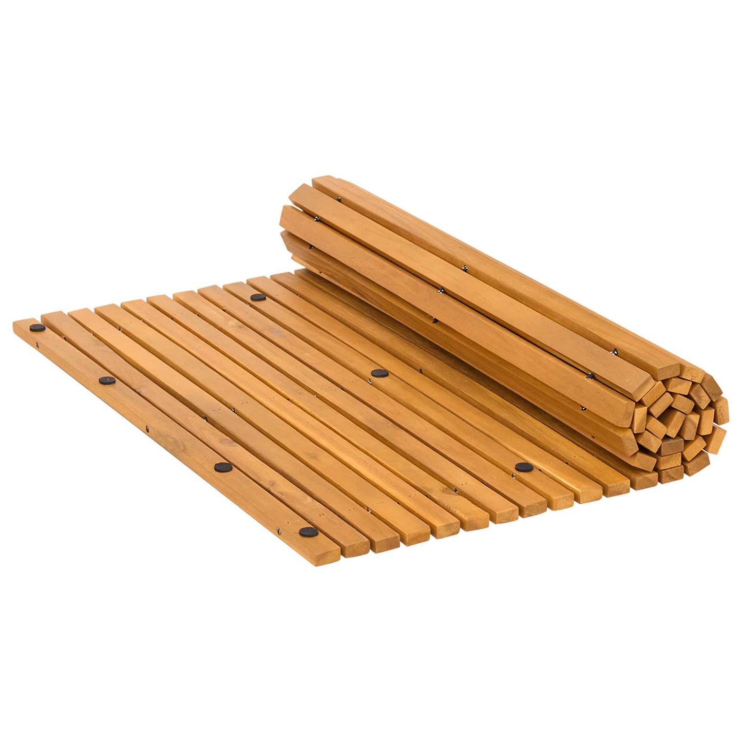 Badematte Brun 100 x 60 cm Solid akasietre