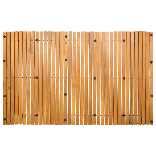 Badematte Brun 100 x 60 cm Solid akasietre