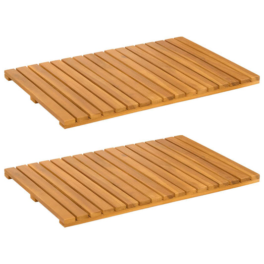 Badematte Ensfarget Brun 60 x 40 cm tre