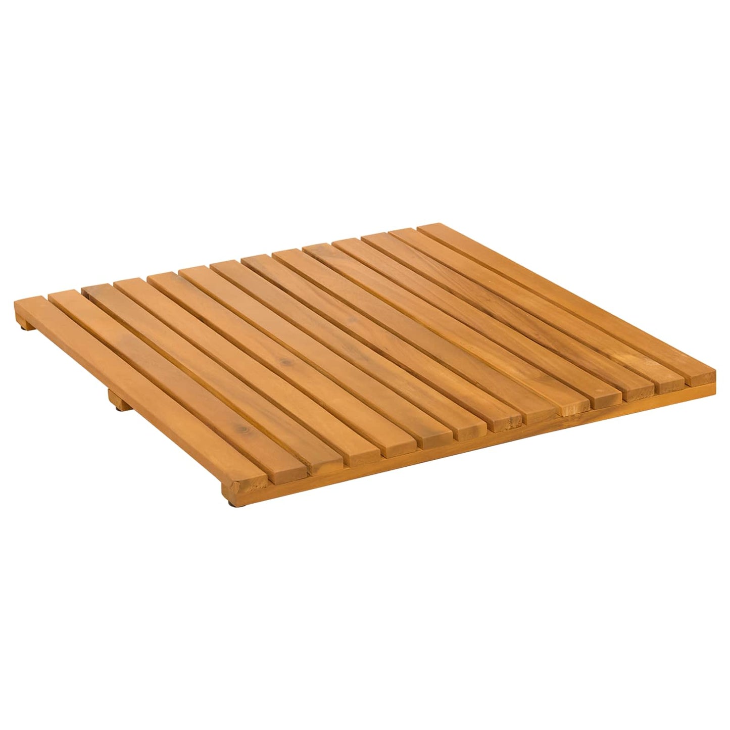 Badematte Ensfarget Brun 50 x 50 cm tre